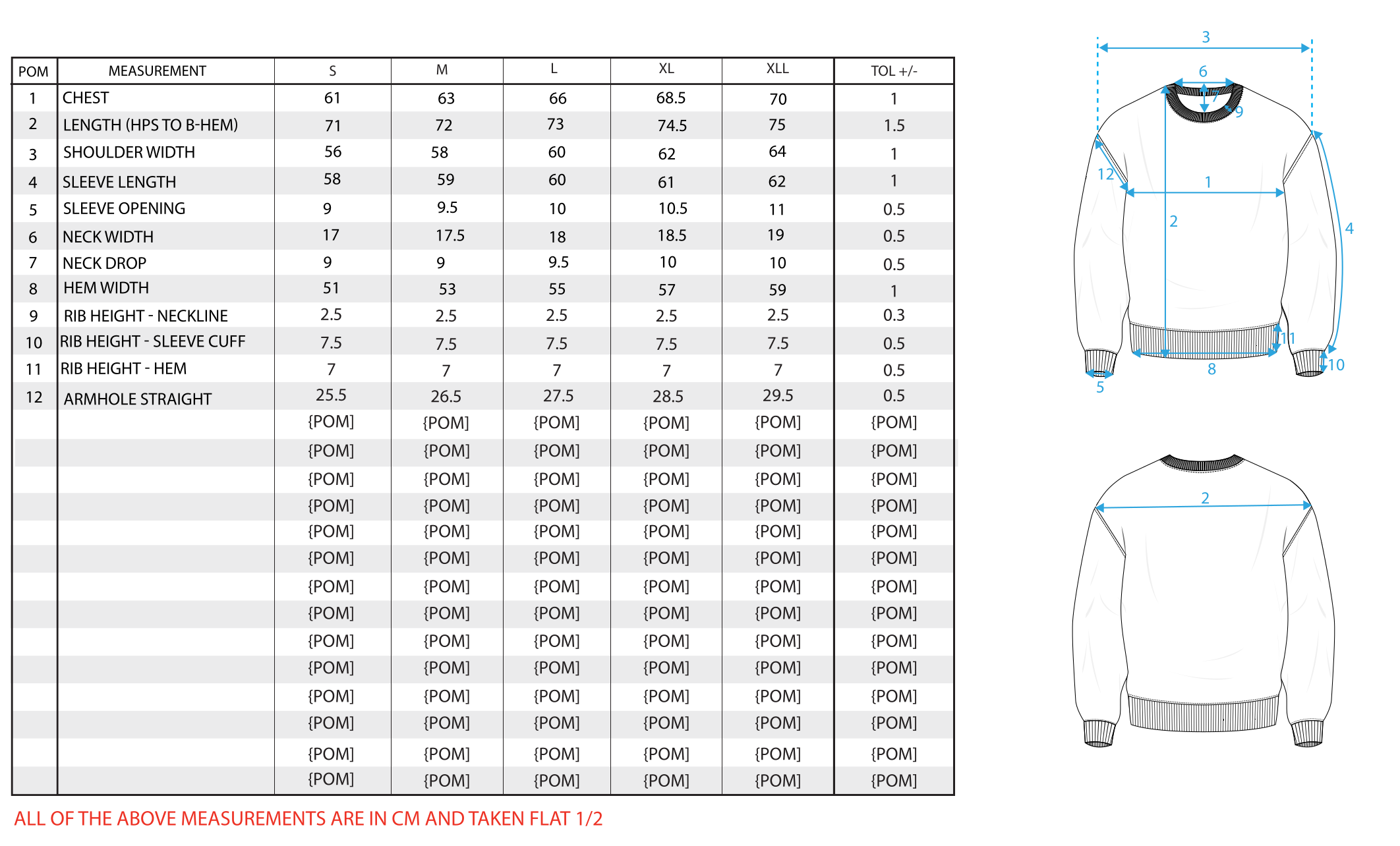 Oversized Crewneck Black